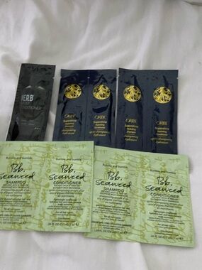 T3 Black and Gold Travel Hair Sachet Sampler Pack